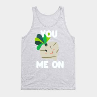 You Turnip Me On Cute Kawaii in Pink Tank Top